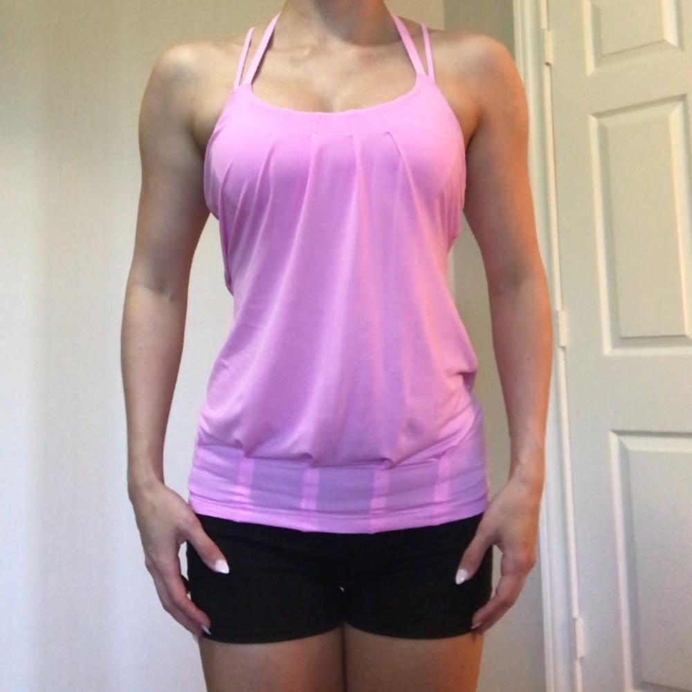 Lululemon Pink Bra Tank